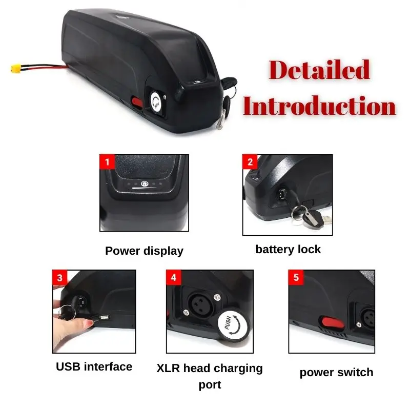 Batería Hailong 36V 48V 52V 30 - Ebike Battery 48V 20Ah Hailong reseña y precio