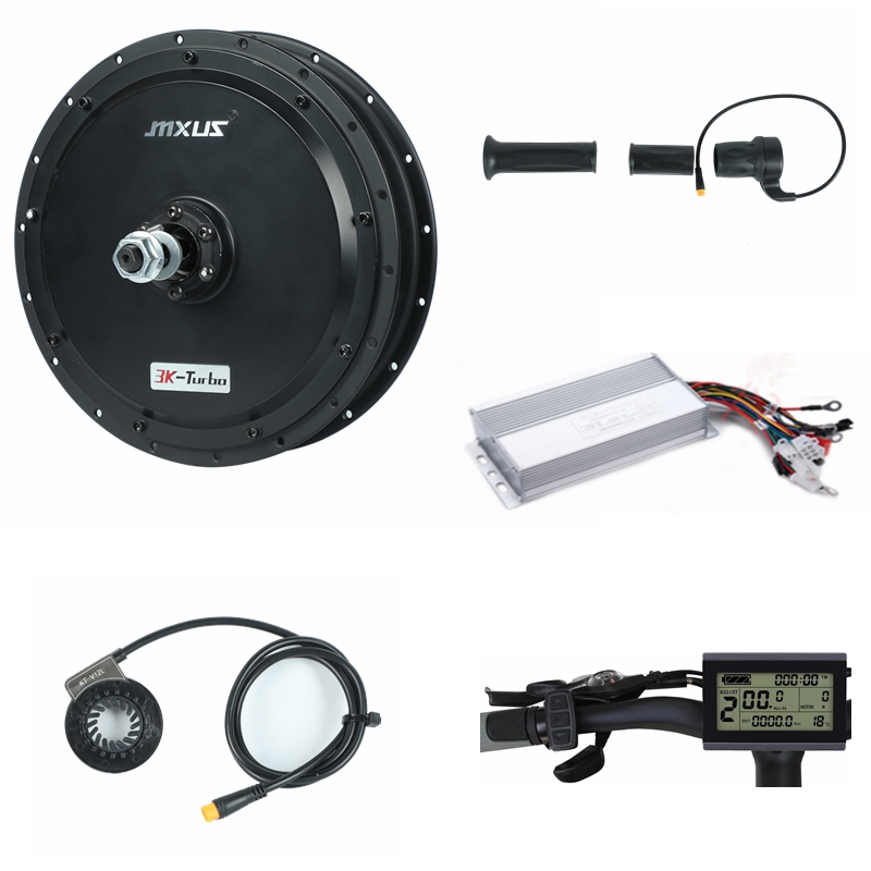 Kit de bicicleta eléctrica Ebi - 72V 5000W Hub Motor Kit reseña y precio